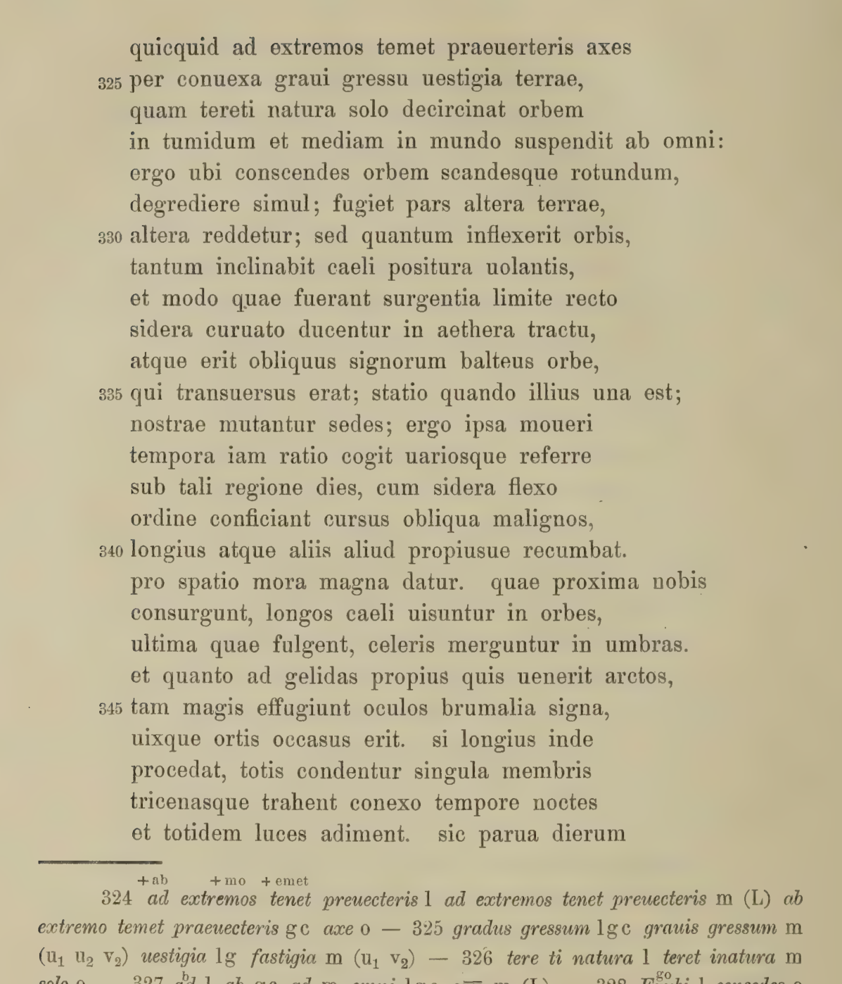 Breiter 1907 인쇄본 76쪽·PDF 92쪽의 시 본문 확대. 정오표가 가리키는 위치의 교정 전 인쇄면이다.